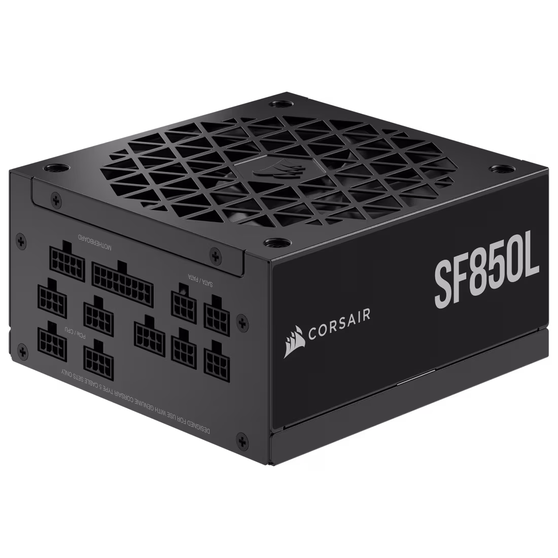 Corsair SF-L Series SF850L Fully Modular Low-Noise SFX 850W Power Supply, ATX 3.0 and PCIe 5.0, 80 PLUS Gold, Black | CP-9020261-UK image