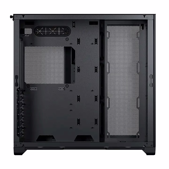 Magnium Gear NEO QUBE 2 Infinity Mirror Black Mid-Tower Case, Dual HDD cage (removable), Triple SSD bracket, Velcro-tie cable management, Up to 9x 120 mm & 4x 140mm fan locations, 360 Radiator support, Up to 280mm wide E-ATX motherboard | MG-NE620QI_DBK02 thumbnail 8