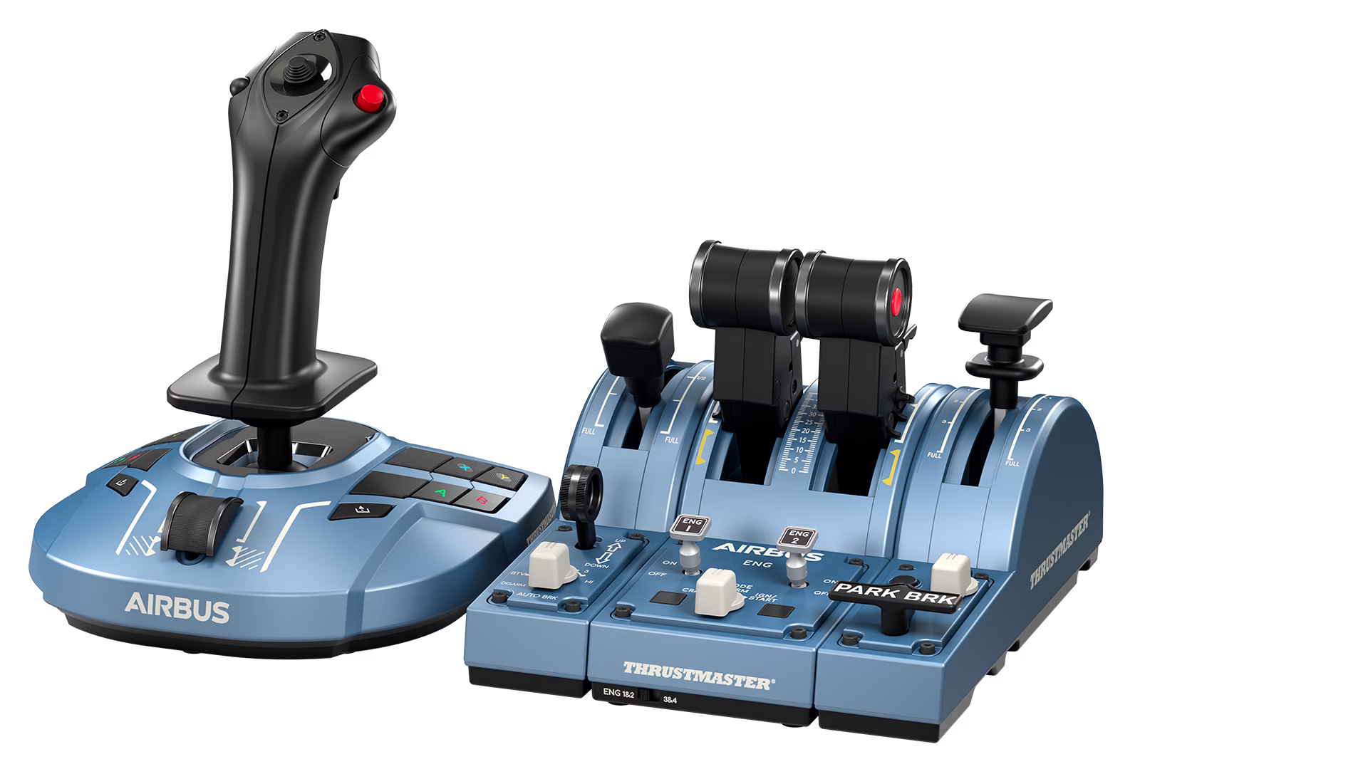 Thrustmaster TCA Captain Pack X Airbus Edition, Ergonomic replicas of Airbus sidestick & throttle quadrant, Officially Licensed for Xbox Series X|S and PC, Ambidextrous, Built-in Airliner Function thumbnail 4