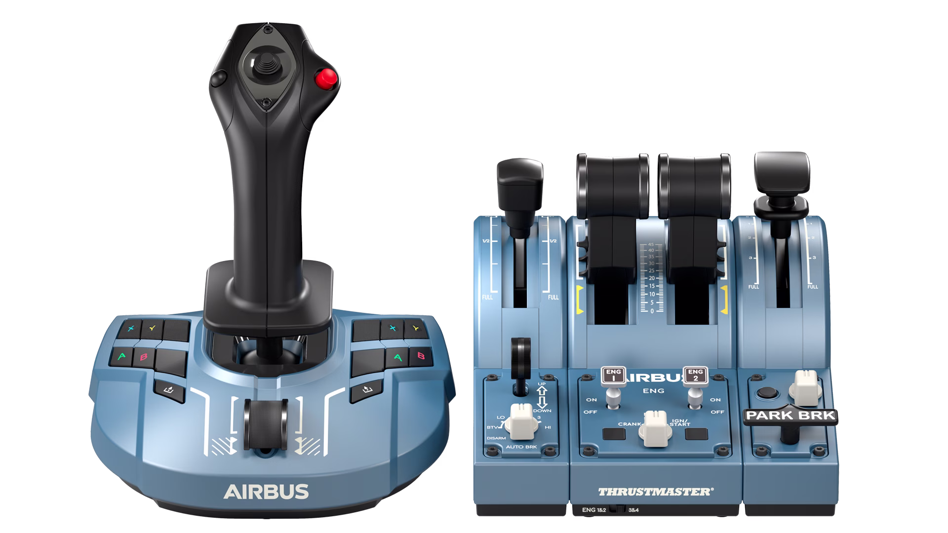 Thrustmaster TCA Captain Pack X Airbus Edition, Ergonomic replicas of Airbus sidestick & throttle quadrant, Officially Licensed for Xbox Series X|S and PC, Ambidextrous, Built-in Airliner Function thumbnail 2