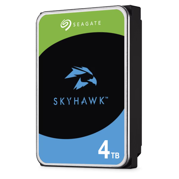 Seagate SkyHawk 4TB SATA Surveillance SATA III 3.5" Internal Hard Drive, Up to 64 HD Cameras, Up to 180 MB/s Sustained Transfer Rates, 256 MB Cache, 5400 RPM, 1 Million Hours MTBF | ST4000VX016 thumbnail 2