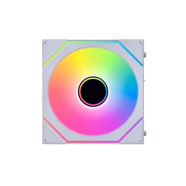 Lian Li UNI FAN SL-INF WIRELESS 120 RGB White Single Case Fan, 120??122.1x25mm, 0, 200~2300 RPM Fan Speed, 3.4 mmH2O Air Pressure, 67 CFM Air Flow, FDB Bearing, Cableless RGB  | 12SLIN1W1W thumbnail 2