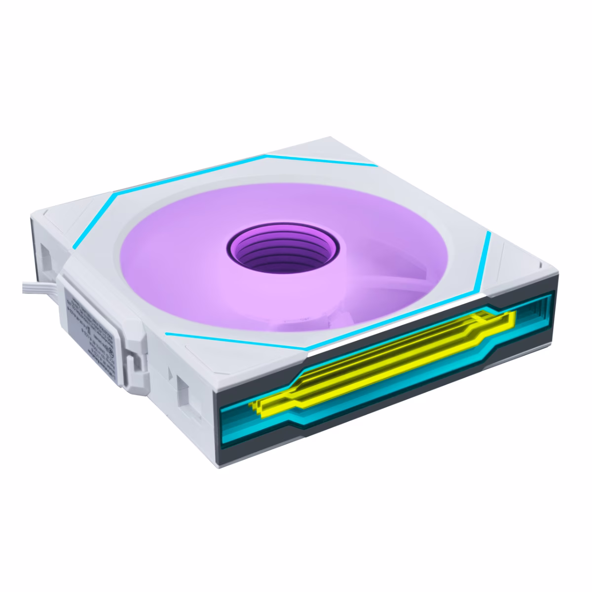 Lian Li UNI FAN SL-INF WIRELESS 120 RGB White Single Case Fan, 120??122.1x25mm, 0, 200~2300 RPM Fan Speed, 3.4 mmH2O Air Pressure, 67 CFM Air Flow, FDB Bearing, Cableless RGB  | 12SLIN1W1W thumbnail 5