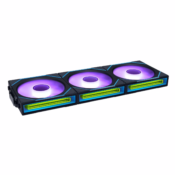 Lian Li UNI FAN SL-INF WIRELESS 120 RGB Black 3 Pack Case Fan, 120x122.1x25mm, 0, 200~2300 RPM Fan Speed, 3.4 mmH2O Air Pressure, 67 CFM Air Flow, FDB Bearing, Cableless RGB | 12SLIN1W3B – Buy Online