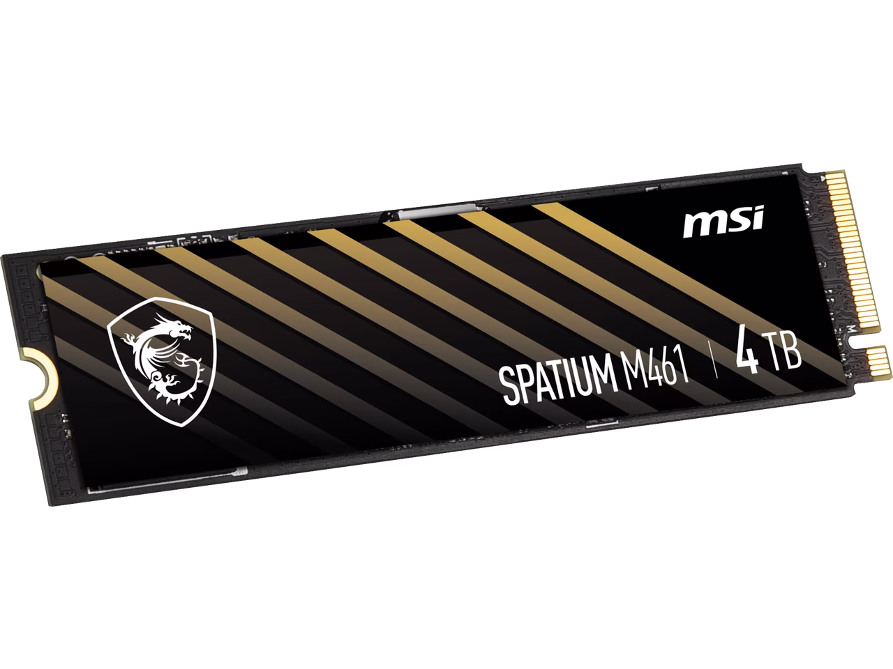 Msi SPATIUM M461 PCIe 4.0 NVMe M.2 4TB SSD, PCIe Gen4x4, NVMe 1.4, M.2 2280, 3D NAND, PHISON E21T | SM461N4TB thumbnail 2