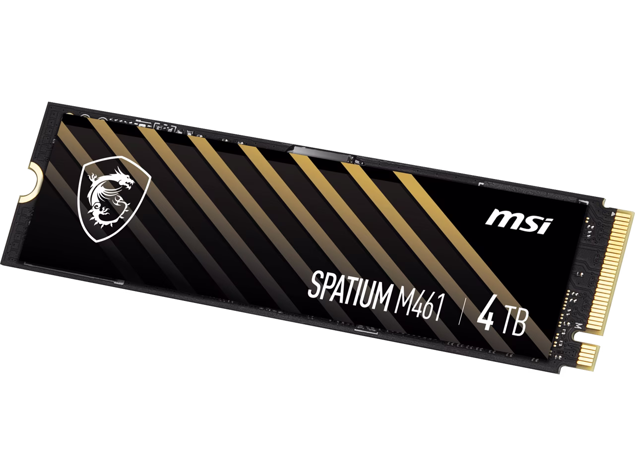 Msi SPATIUM M461 PCIe 4.0 NVMe M.2 4TB SSD, PCIe Gen4x4, NVMe 1.4, M.2 2280, 3D NAND, PHISON E21T | SM461N4TB thumbnail 3
