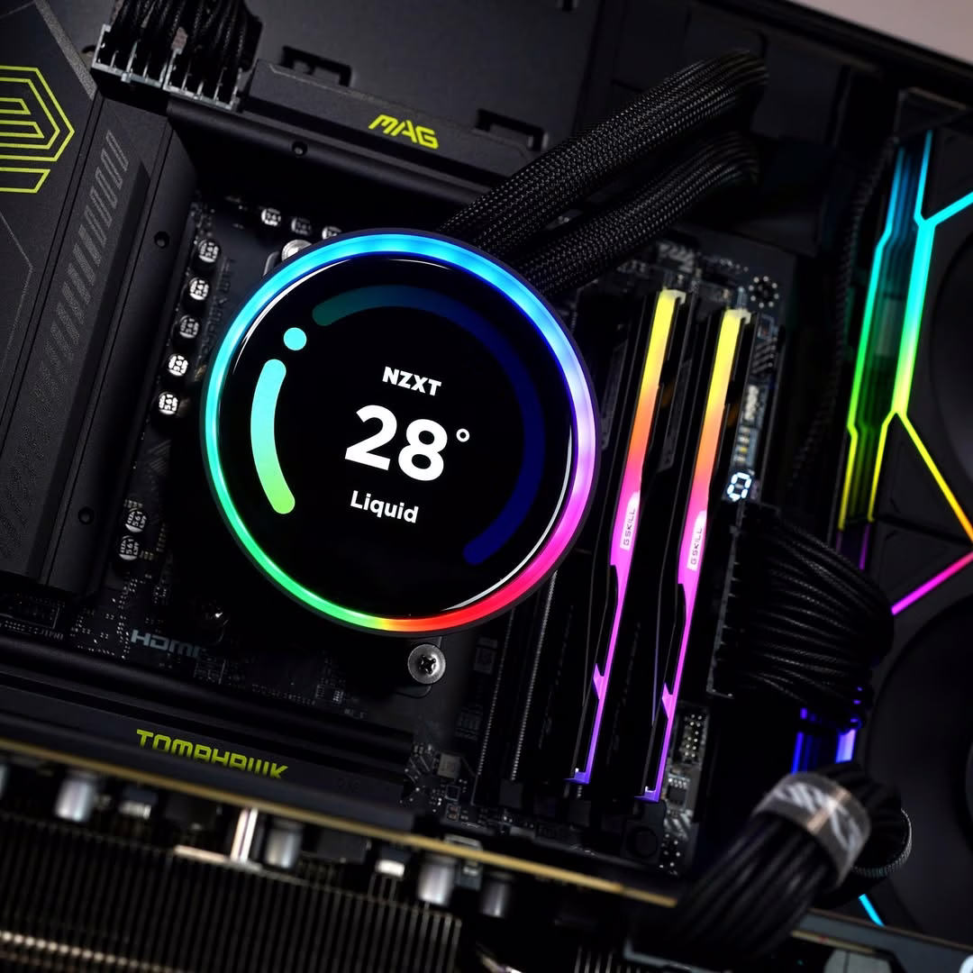 Intel Ultra 9 285K + RTX 5090 OC Creator & Gaming PC, Intel Core Ultra 9 285K, RTX 5090 OC Edition 32GB GDDR7, 64GB (2x32GB) 6000MHz, 4TB NVMe SSD, LCD AIO Liquid Cooler, 1300W Platinum, WiFi 7 thumbnail 2