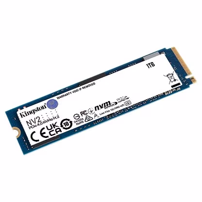 Kingston NV2 1TB M.2 2280 NVMe Internal SSD, Up to 3500MB/s Read / 2100MB/s Write Speed, Gen 4x4 NVMe PCIe Performance, 2.17G Vibration Operating, 320TBW | SNV2S/1000G thumbnail 2