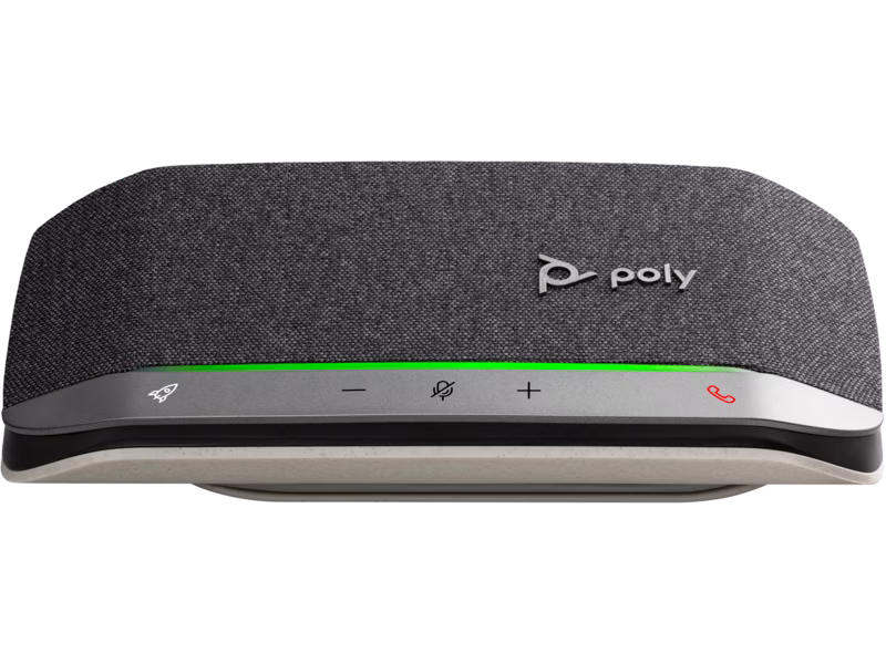 Poly Sync 20 USB-A Speakerphone, Compatible with PCs via USB Type-A cable and smartphones via Bluetooth, Up to 20 hours (talk time), Up to 8 Paired devices | 772D2AA image