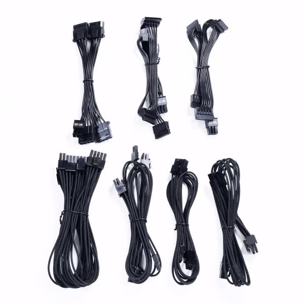  Lian Li SP750 Fully modular SFX 750W Power Supply, 80 Plus Gold Certified, Japanese Electrolytic Capacitor, Active PFC, Black | G89.SP750B.00UK thumbnail 4