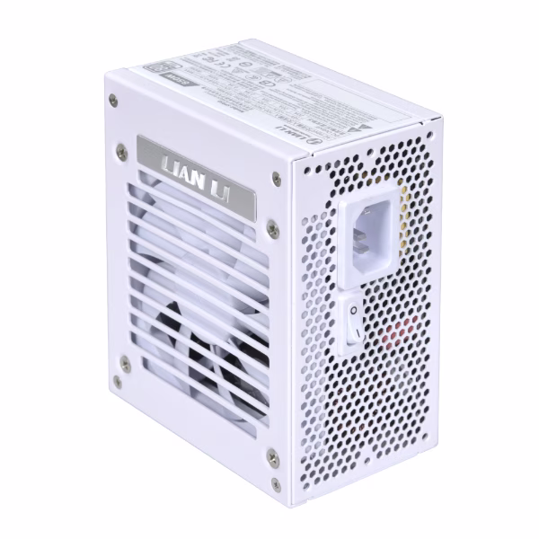  Lian Li SP850 80+ Gold Fully Modular Design SFX Power Supply, 850 Watts, Japanese Electrolytic Capacitors, HYB Bearing Type, ZERO RPM mode, White | G89.SP850W.00UK image