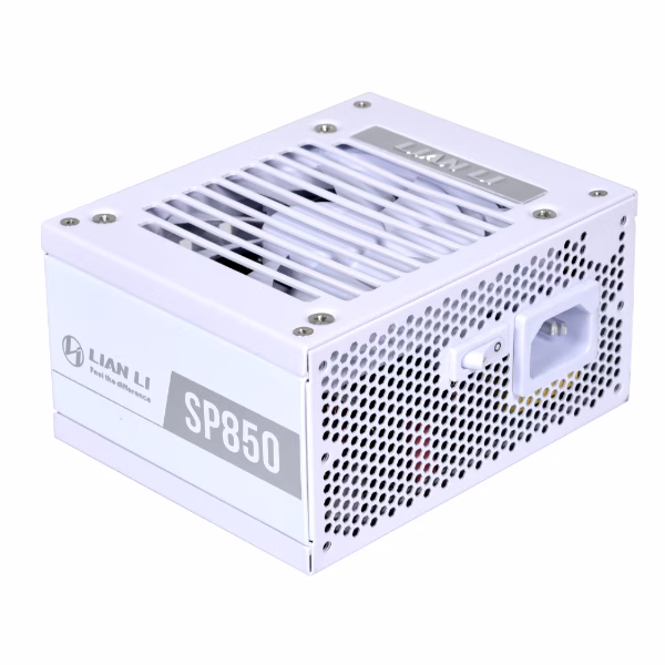  Lian Li SP850 80+ Gold Fully Modular Design SFX Power Supply, 850 Watts, Japanese Electrolytic Capacitors, HYB Bearing Type, ZERO RPM mode, White | G89.SP850W.00UK thumbnail 2