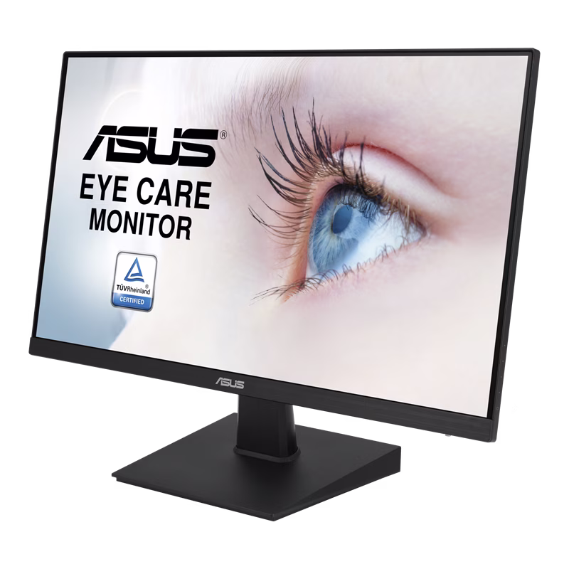 ASUS VA24EHE Eye Care Monitor ??? 24 inch (23.8 inch viewable), Full HD, IPS, Frameless, 75Hz, Adaptive-Sync/FreeSync???, Low Blue Light, Flicker Free, Wall Mountable thumbnail 4