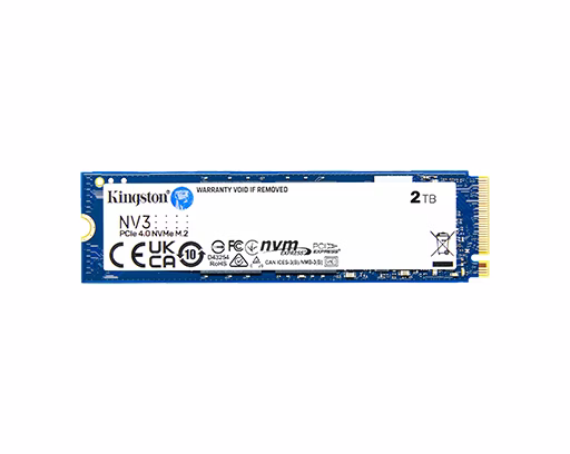 Kingston NV3 2TB NVMe SSD, M.2 2280 2TB PCIe 4.0 x4 Internal Solid State Drive,  Up to 6,000MB/s read, 4,000MB/s write | SNV3S/2000G thumbnail 2