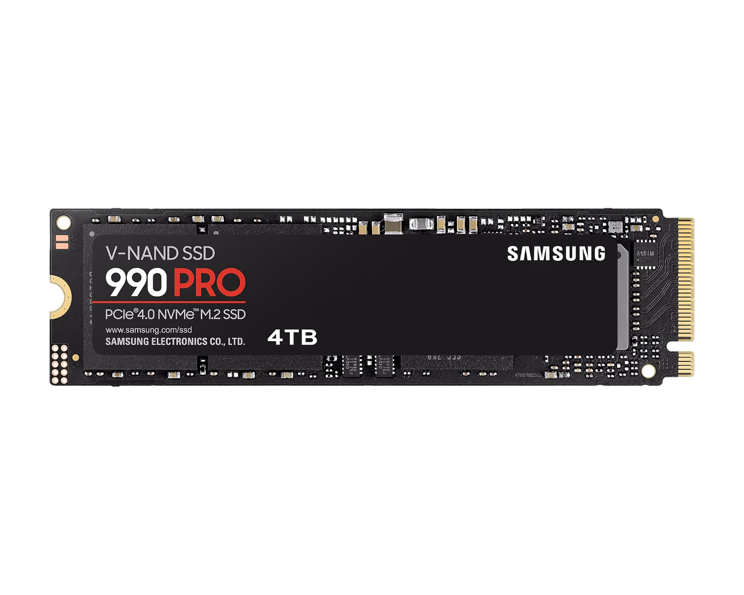 Samsung 990 PRO 4TB PCIe NVMe 4.0 M.2 Internal Solid State Drive SSD, 4 GB Low Power DDR4 SDRAM Cache, Up to 7,450 MB/s, Write Up to 6,900 MB/s | MZ-V9P4T0 thumbnail 4