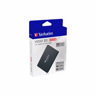Verbatim 512GB Vi550 2.5" SATA III Internal SSD Sequential Read Speed 560 (MB/s) ,Sequential Write Speed 535 (MB/s) thumbnail 6