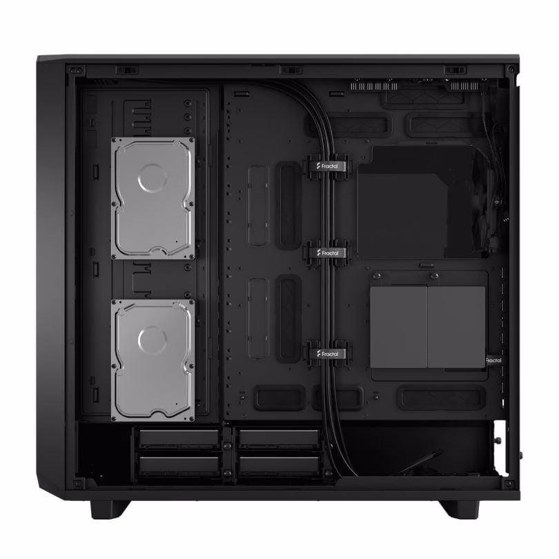 Fractal Design Meshify 2 XL, E-ATX, ATX, Micro-ATX & Mini-ITX Support, 6 x 2.5/3.5" Drive Bays, Light Tint Tempered Glass - Black, Full-Tower Case | FD-C-MES2X-02 thumbnail 7