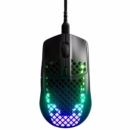 SteelSeries Aerox 3 2022 Edition Lightweight Wired Optical Gaming Mouse, Black | 62611 thumbnail 3