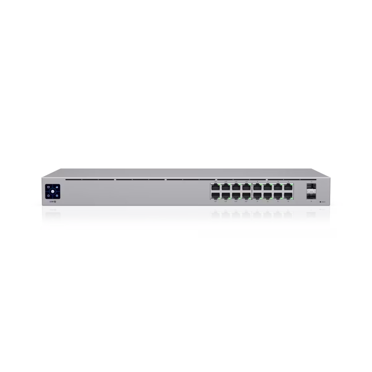 Unifi Standard 16 PoE 16-port, Layer 2 PoE Switch, Silent, Fanless Cooling System, 42W total PoE Availability| USW-16-POE (42W) – Buy Online