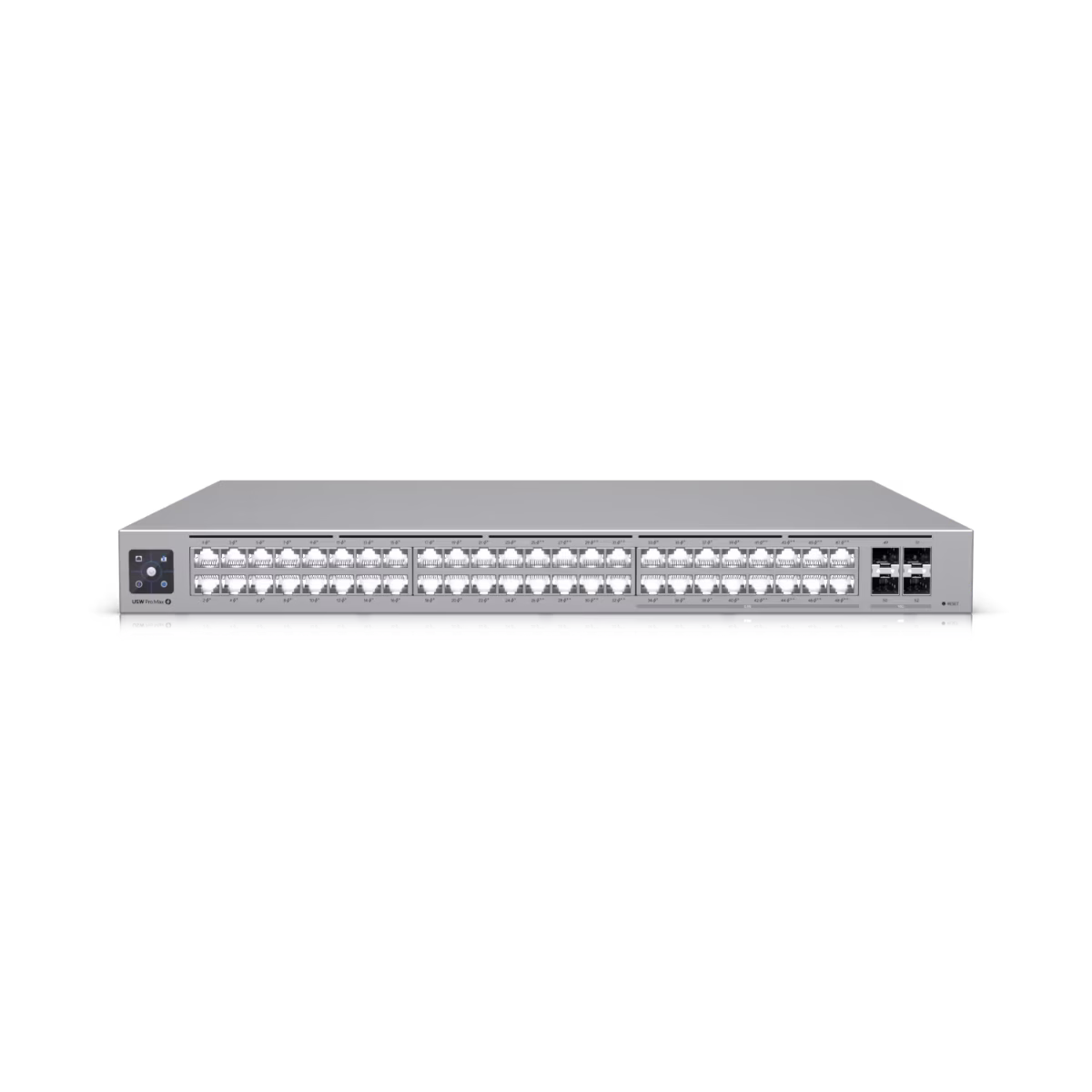 Unifi Pro Max 48 PoE 48-port Switch, Layer 3 Etherlighting switch with 2.5 GbE and PoE++ output  | USW-Pro-Max-48-PoE (720W) – Buy Online