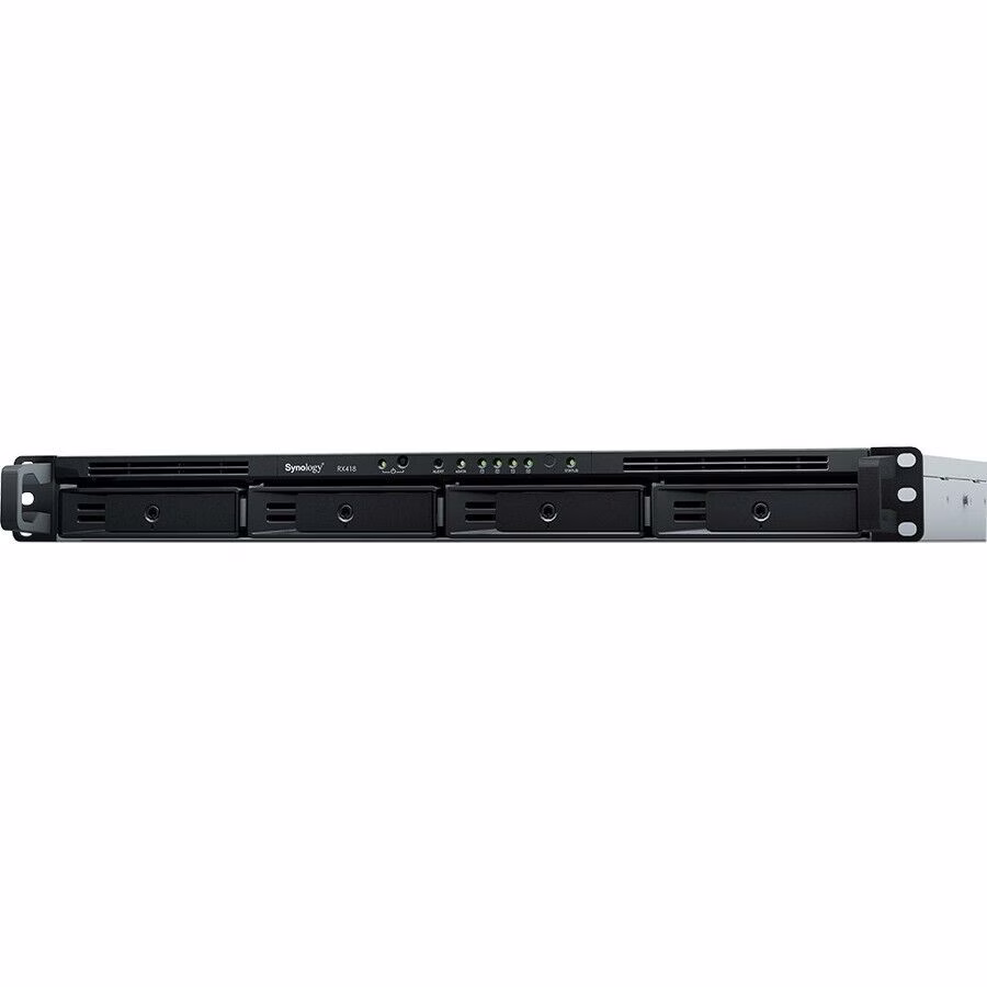 Synology Expansion Unit RX418, 4-bay 1U rackmount expansion unit for 1U RackStation image