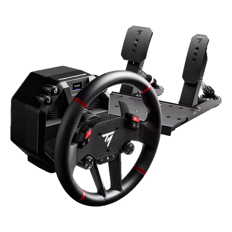 Thrustmaster T598 - Direct Axial Drive Simracing Wheel & Raceline Pedals LTE, Zero cogging technology for ultra-smooth torque image