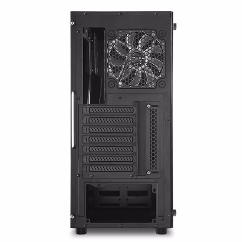 Sharkoon TG5 Glass ATX MIDI Tower Case, 3x 120 mm LED fan Pre-Installed, Tempered glass 4 mm, Blue | 4044951020584 thumbnail 2