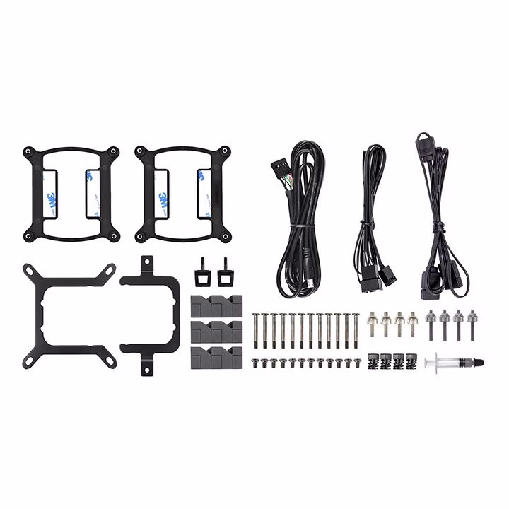 Thermaltake TH360 V2 Ultra ARGB Sync All-In-One Liquid Cooler, 480 x 480 resolution LCD Display, 3x CT120 ARGB fans, Black | CL-W384-PL12SW-A thumbnail 7