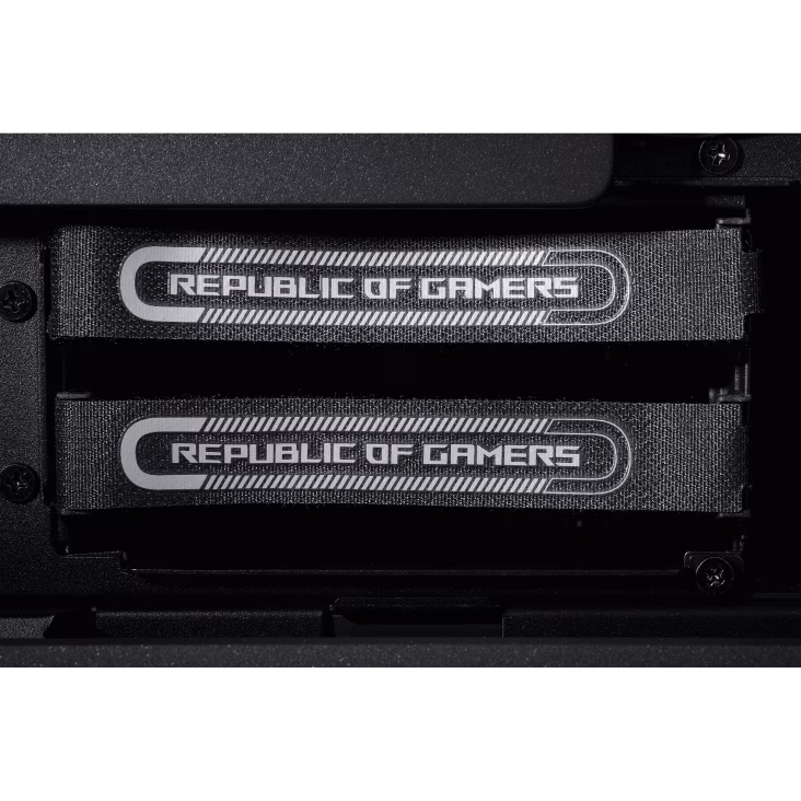 ASUS ROG Hyperion GR701 BTF Edition E-ATX PC Case, Tempered Glass Side Panels, Up to 420mm Dual Radiator, 4x140mm Fans, Metal GPU Holder, Component Storage, ARGB Fan Hub, 60W Fast Charging, Back to Future, Black | 90DC00F0-B39020 thumbnail 18