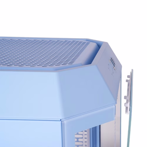 Thermaltake Tower 250 Hydrangea Blue Mini Mini Tower Case, Tempered Glass, 2x Pre-installed CT120 Fans, MoBo Supports Mini ITX, Radiator Upto 360mm, Blue | CA-1Z9-00SFWN-00 thumbnail 4