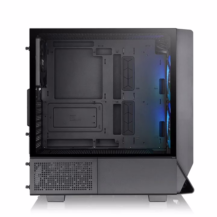 Thermaltake Ceres 330 TG ARGB Mid Tower Chassis, 2x Pre-Installed CT140 aRGB Fans & 1x CT140 Fan, 4mm Tempered Glass Panel, Up to 360mm Radiator & 7 Fans, Removable Filters, Black | CA-1Y2-00M1WN-01 thumbnail 6