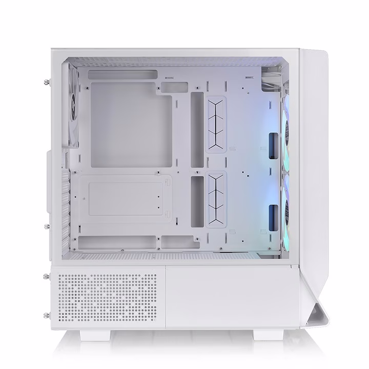 Thermaltake Ceres 330 TG ARGB Mid Tower Chassis, 2x Pre-Installed CT140 aRGB Fans 1x CT140 Fan, 4mm Tempered Glass Panel, Up to 360mm Radiator 7 Fans, Removable Filters, Snow | CA-1Y2-00M6WN-01 thumbnail 4