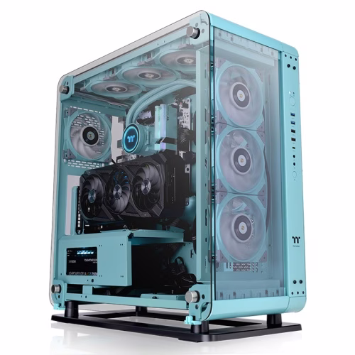 Thermaltake Core P6 Tempered Glass Turquoise Mid Tower Chassis. | CA-1V2-00MBWN-00 thumbnail 7