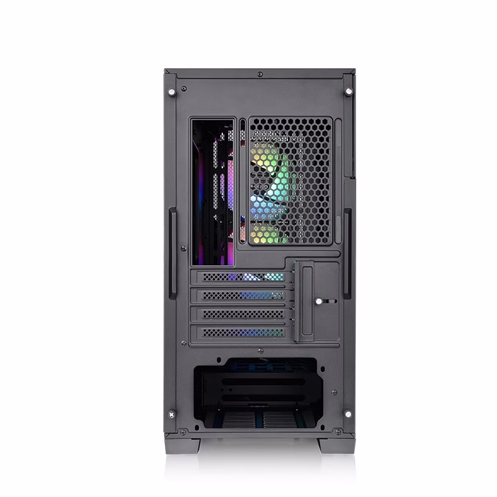 Thermaltake Divider 170 TG ARGB Micro Chassis, 2x pre installed fans, 3mm Tempered Glass x 1, 426 x 210 x 408.5 mm (H X W X D), 4 x Expansion slots, Upto Micro ATX Motherboard supports | CA-1S4-00S1WN-00 thumbnail 6