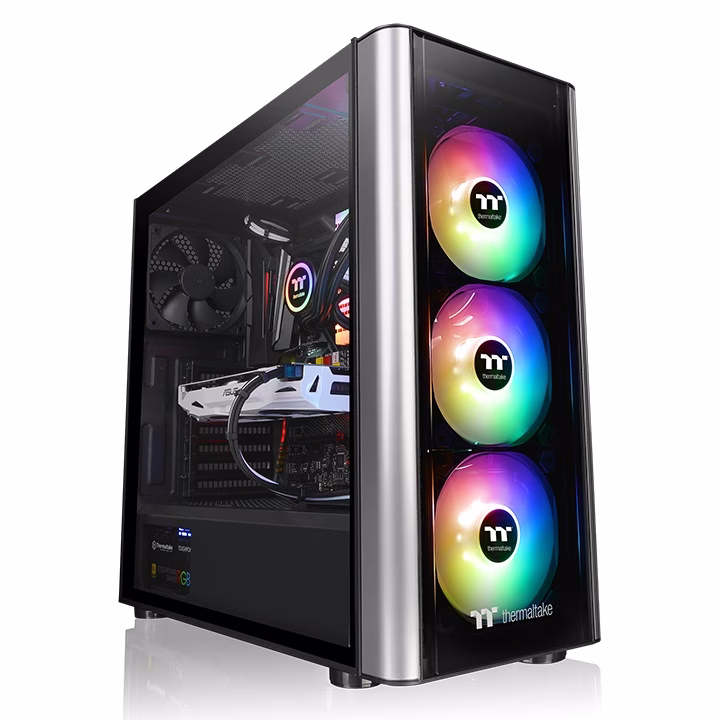 Thermaltake Level 20 MT ARGB ATX Mid-Tower Case, 4x 120mm Pre Installed Fans, 7 Expansion Slots, Motherboard supports upto ATX,  Black | CA-1M7-00M1WN-00 – Buy Online