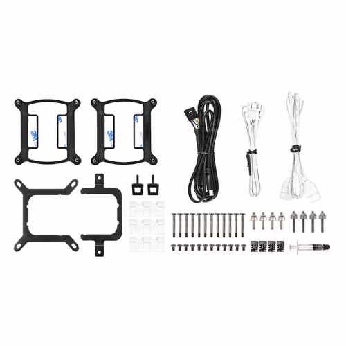 Thermaltake TH360 V2 Ultra ARGB Sync All-In-One Liquid Cooler, 2.1" TFT-LCD Display, 360mm Radiator, 2000 RPM Fan Speed, 57.05 CFM Fan Airflow, Hydrangea Blue | CL-W420-PL12BU-A thumbnail 6