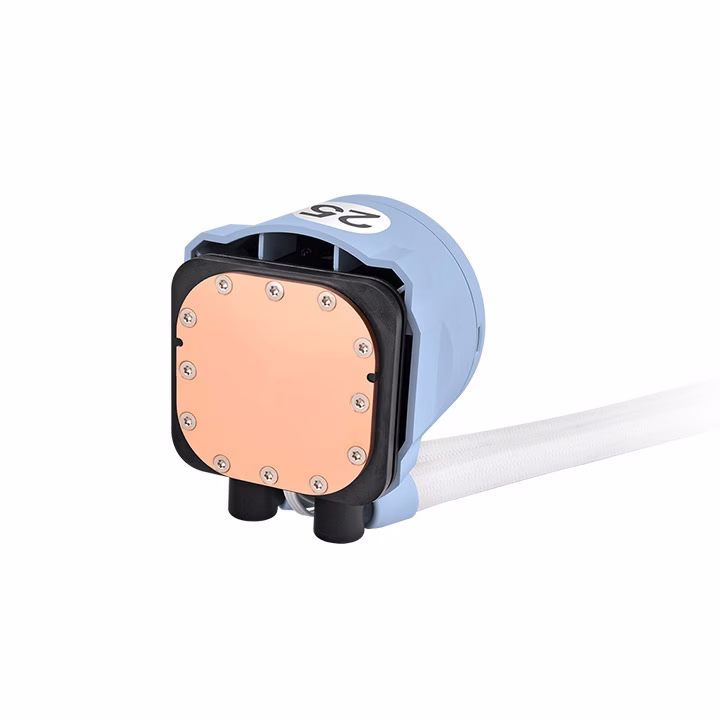 Thermaltake TH360 V2 Ultra ARGB Sync All-In-One Liquid Cooler, 2.1" TFT-LCD Display, 360mm Radiator, 2000 RPM Fan Speed, 57.05 CFM Fan Airflow, Hydrangea Blue | CL-W420-PL12BU-A thumbnail 5