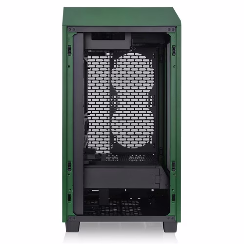 Thermaltake The Tower 200 Racing Green Mini Computer Case, SPCC+Tempered Glass Material, Supports Up to 280mm Radiator, Up to 4 Fans Support, Removable Dust Filter, Racing Green | CA-1X9-00SCWN-00 thumbnail 2