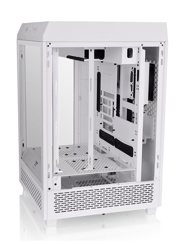 Thermaltake The Tower 500 Tempered Glass Mid Tower E-ATX Case, SPCC Material, 9 Expansion Slots, 120mm Fan Support, 360mm Radiator Support, 4 x 3.5??? / 8 x 2.5??? Drive Bays, White | CA-1X1-00M6WN-00 thumbnail 8