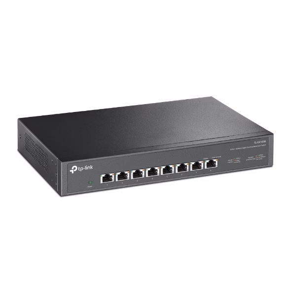 tp-link 8-Port 10G Desktop/Rackmount Switch, Eight 10 Gbps Ports, Lightning-Fast Connections | TL-SX1008 thumbnail 4