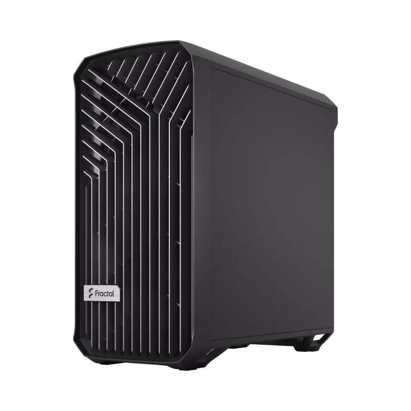 Fractal Design Torrent Compact Gaming Case, 2x Fitted 180 PWM Fans, Motherboard Supports Upto E-ATX, PSU Max ATX, 7x Expansion Slots, Fixed Cable Straps, Black Solid | FD-C-TOR1C-04 thumbnail 5