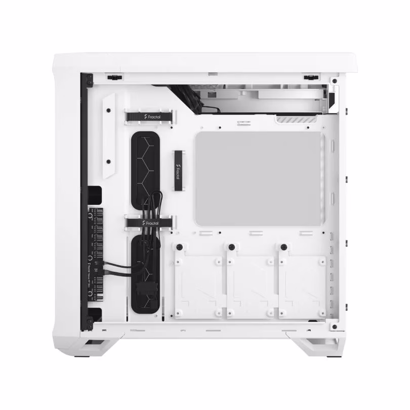 Fractal Design Torrent Compact Gaming Case, 2x Fitted 180 PWM fans, Motherboard Supports Upto E-ATX, PSU max ATX, 7x Expansion slots, Fixed cable straps, White TG Clear Tint | FD-C-TOR1C-03 thumbnail 8