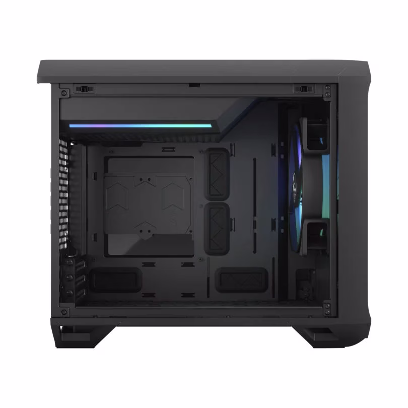 FRACTAL Design Torrent Nano Mini-ITX PC Case, 1x Pre Installed Fan 180 RGB PWM fans, GPU Max 335 Mm, Motherboard Compatibility Upto MITX, 3x Expansion Slots & Drive Mounts, ATX PSU Compatibility, Fixed Cable Straps, Black RGB TG Light Tint | FD-C-TOR1N-02 thumbnail 5