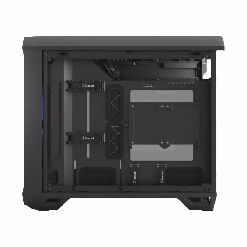 FRACTAL Design Torrent Nano Mini-ITX PC Case, 1x Pre Installed Fan 180 RGB PWM fans, GPU Max 335 Mm, Motherboard Compatibility Upto MITX, 3x Expansion Slots & Drive Mounts, ATX PSU Compatibility, Fixed Cable Straps, Black RGB TG Light Tint | FD-C-TOR1N-02 thumbnail 8