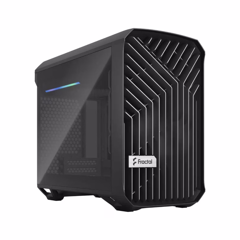 FRACTAL Design Torrent Nano Mini-ITX PC Case, 1x Pre Installed Fan 180 PWM Fans, GPU Max 335 Mm, Motherboard Compatibility Upto MITX, 3x Expansion Slots & Drive Mounts, ATX PSU Compatibility, Fixed Cable Straps, Black TG Dark Tint | FD-C-TOR1N-01 thumbnail 7