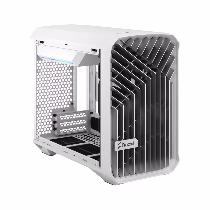 FRACTAL Design Torrent Nano Mini-ITX PC Case, 1x Pre Installed Fan 180 PWM Fans, GPU Max 335 Mm, Motherboard Compatibility Upto MITX, 3x Expansion Slots & Drive Mounts, ATX PSU Compatibility, Fixed Cable Straps, White TG Clear Tint | FD-C-TOR1N-03 thumbnail 11