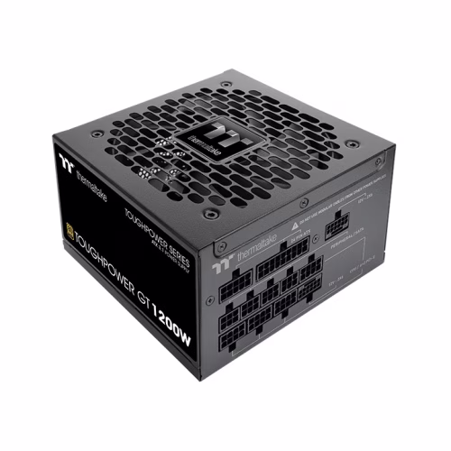 Thermaltake TOUGHPOWER GT 1200W Fully Modular Power Supply (PSU), ATX 3.1, 12V-2x6 connector, 80 PLUS Gold, Black | PS-TPT-1200FNFAGK-3 – Buy Online