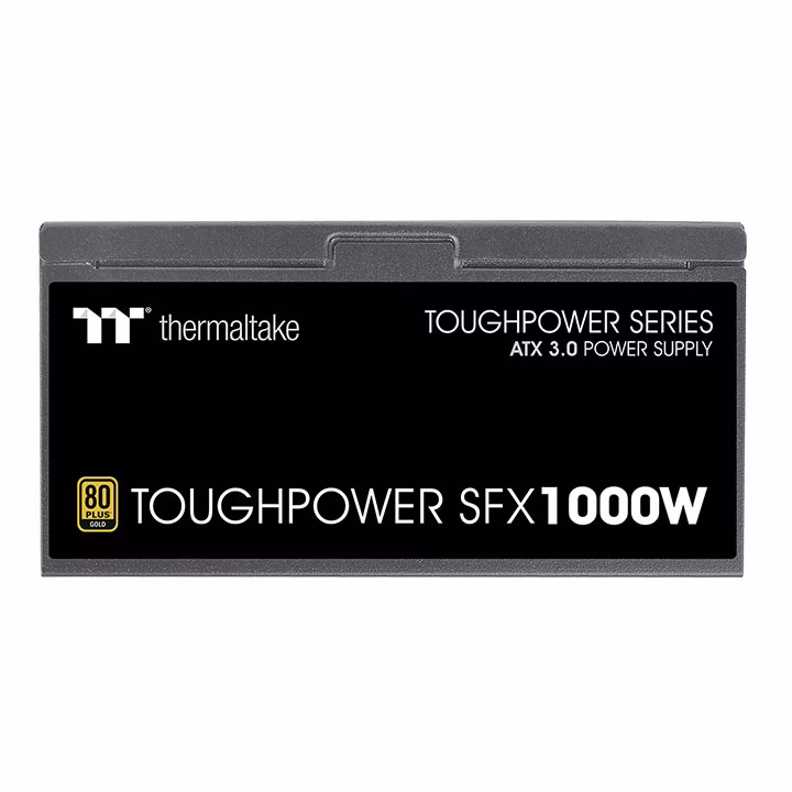 Toughpower SFX 1000W Gold - TT Premium Edition Power Supply, 1000W, Platinum 80 PLUS Efficiency, 9cm FDB Fan, Active PFC, PCIe Gen 5.1 Ready, ATX 3.1 Standard, TT Premium Edition, Black | PS-STP-1000FNFAPK-1 image
