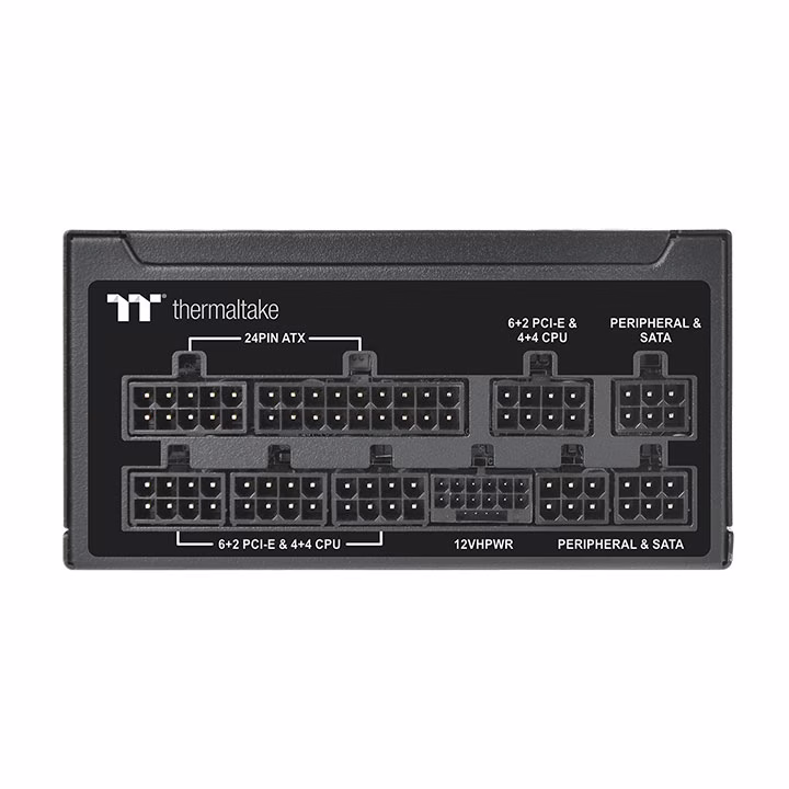 Toughpower SFX 1000W Gold - TT Premium Edition Power Supply, 1000W, Platinum 80 PLUS Efficiency, 9cm FDB Fan, Active PFC, PCIe Gen 5.1 Ready, ATX 3.1 Standard, TT Premium Edition, Black | PS-STP-1000FNFAPK-1 thumbnail 6