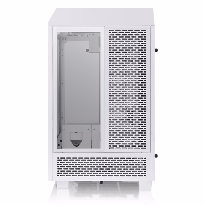 Thermaltake Tower 100 Snow WhiteMini Chassis,  2x Preinstalled 120mm Fans, 462.8 x 266 x 266 mm (H X W X D), Tempered Glass x 3 (4mm thickness), 6.7??? x 6.7??? (Mini ITX) Motherboard Support, USB 3.2 (Gen 2) Type-C x 1, USB 3.0 x 2| CA-1R3-00S6WN-00 thumbnail 5